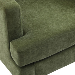 Living and Home Green Linen Mid-Century Armchair - Size: 80 x 76 x 80cm - Wilko - thumbnail 6