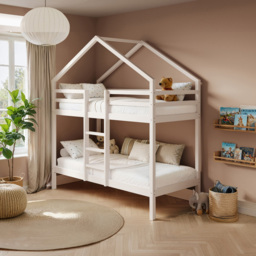 Flair White Wooden Nest House Bunk Bed - Size: Single - Wilko - thumbnail 5