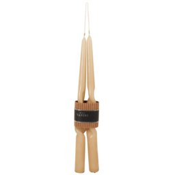 Set of 2 Nordic Twist Taper Candles - Multicolour - Wilko - thumbnail 1