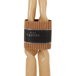 Set of 2 Nordic Twist Taper Candles - Multicolour - Wilko - thumbnail 6