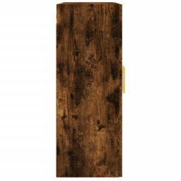 vidaXL 2 Door Brown Smoked Oak Wall Mounted Cabinet - Size: 90 x 69.5 x 34cm - Wilko - thumbnail 7