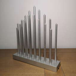 Samuel Alexander Premier LED Christmas Candle Bridge 29cm - Size: 29 x 29 x 10cm - Silver - Wilko - thumbnail 4