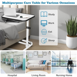 Costway White Portable Bedside Table - Size: 66 x 49 x 19cm - Wilko - thumbnail 6