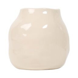 Imogen Organic Dimpled Vase - Cream - Wilko - thumbnail 1