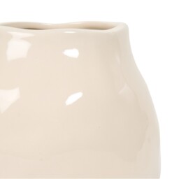 Imogen Organic Dimpled Vase - Cream - Wilko - thumbnail 3