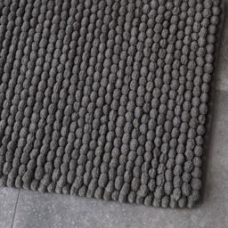 Allure Bath Fashions Luxury Chunky Bobble Charcoal Bath Mat 50 x 80cm - Size: 50 x 80 x 1cm - Wilko - thumbnail 5