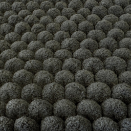 Allure Bath Fashions Luxury Chunky Bobble Charcoal Bath Mat 50 x 80cm - Size: 50 x 80 x 1cm - Wilko - thumbnail 4