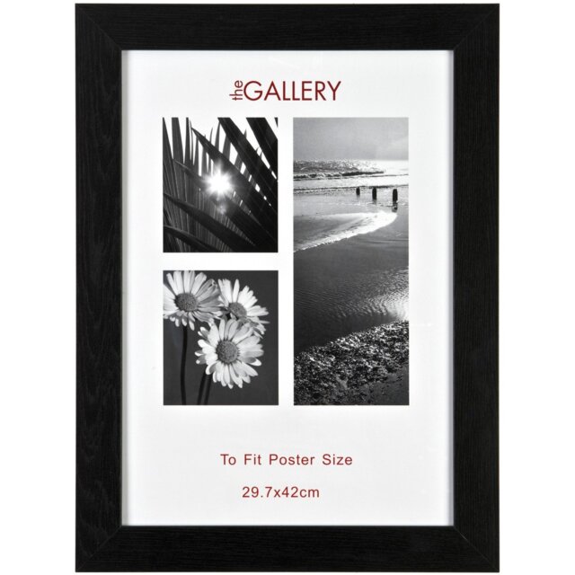 Black Large Poster Photo Frame A3 - The Port. Co Gallery - Wilko - image 1