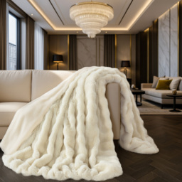 Sweet Dreams Beige Alpine Throw 150 x 200cm - Wilko - thumbnail 3