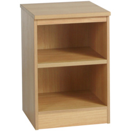 R White Cabinets 2 Shelf Brown Desk Height Bookcase - Size: 72.8 x 47.9 x 54cm - Wilko - thumbnail 3
