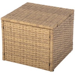 HGD St. Tropez 6 Seater Brown and Grey Garden Corner Sofa with Rising Table - Wilko - thumbnail 5
