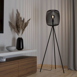 EGLO Romazzina Black Tri Floor Lamp - Size: 32.5 x 32.5 x 140.5cm - Wilko - thumbnail 4