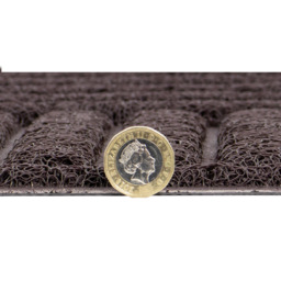 JVL Brown Square Mud Grabber Scraper Doormat 40 x 60cm - JVL Homewares - Wilko - thumbnail 6