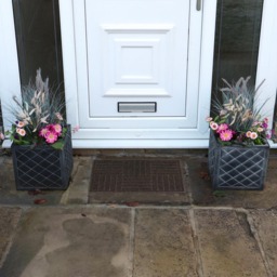 JVL Brown Square Mud Grabber Scraper Doormat 40 x 60cm - JVL Homewares - Wilko - thumbnail 3
