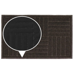 JVL Brown Square Mud Grabber Scraper Doormat 40 x 60cm - JVL Homewares - Wilko - thumbnail 7