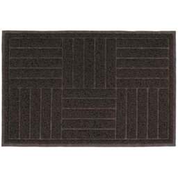 JVL Brown Square Mud Grabber Scraper Doormat 40 x 60cm - JVL Homewares - Wilko - thumbnail 1