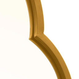 MirrorOutlet The Duplici Gold Metal Double Arched Oval Outdoor Garden Wall Mirror 170 x 59cm - Size: 170 x 59 x 3cm - Wilko - thumbnail 6