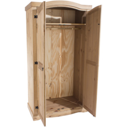 Core Products Corona 2 Door Antique Pine Wardrobe - Brown - Wilko - thumbnail 6