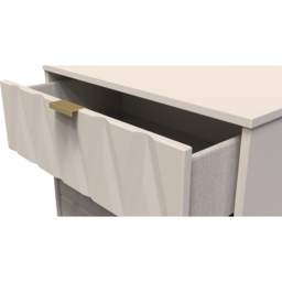 Crowndale Diamond 3 Drawer Kashmir Matt Midi Chest of Drawers Ready Assembled - Wilko - thumbnail 6