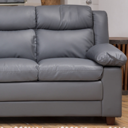 Standish 2 Seater Grey Bonded Leather Sofa - Artemis Home - Wilko - thumbnail 4