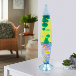 Global Gizmos Retro Tie Dye Lava Lamp 16 inch - Size: 41.5 x 9.8 x 9.8cm - Multi - Wilko - thumbnail 3