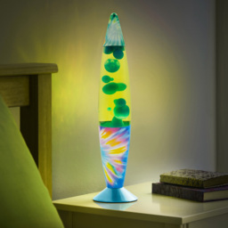 Global Gizmos Retro Tie Dye Lava Lamp 16 inch - Size: 41.5 x 9.8 x 9.8cm - Multi - Wilko - thumbnail 6