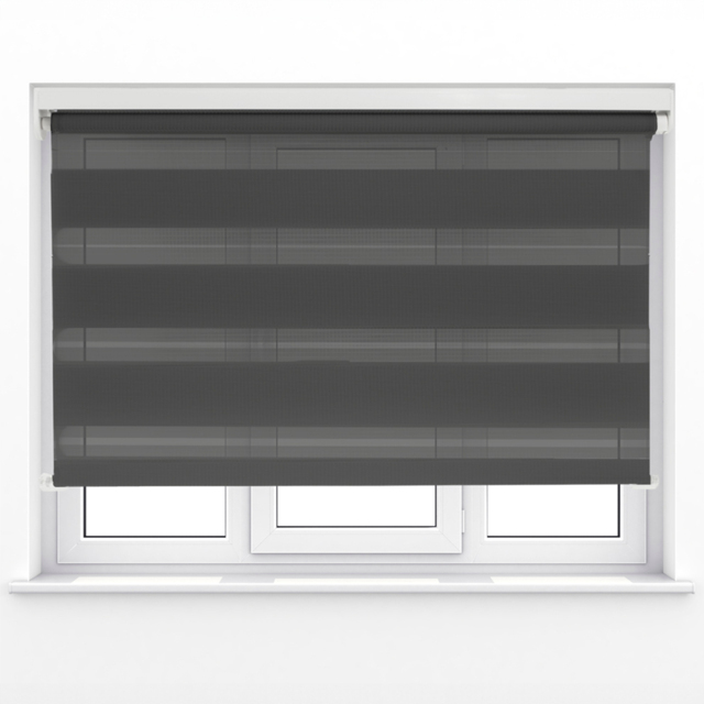 Caecus Day Night Roller Blind Black 170cm - Wilko - image 1