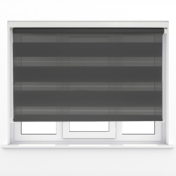 Caecus Day Night Roller Blind Black 170cm - Wilko - thumbnail 1