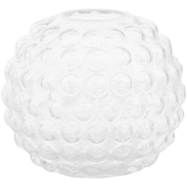 Premier Housewares Clear Bolla Glass Vase - Size: 14 x 14 x 11cm - Wilko - image 1