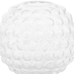 Premier Housewares Clear Bolla Glass Vase - Size: 14 x 14 x 11cm - Wilko - thumbnail 3