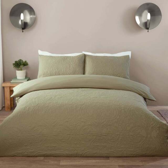 Sanderson Pinsonic Duvet Set Green Superking - Size: Super King - Divante - Wilko - image 1