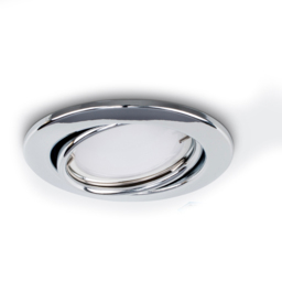 ValueLights Chrome Tiltable Cool White LED Ceiling Downlight 10 Pack - Silver - Wilko - thumbnail 4