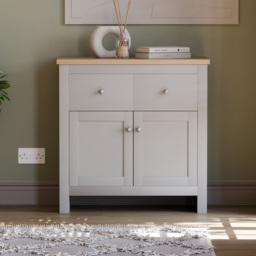 Vida Designs Arlington 2 Door 2 Drawer Grey Sideboard - Size: 35 x 79 x 80cm - Wilko - thumbnail 6