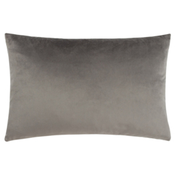 Paoletti Lexington Grey and Black Velvet Jacquard Cushion - Size: 60 x 40 cm - Multi - Wilko - thumbnail 3