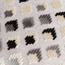 Paoletti Lexington Grey and Black Velvet Jacquard Cushion - Size: 60 x 40 cm - Multi - Wilko - thumbnail 5