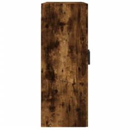 vidaXL 2 Door Brown Smoked Oak Wall Mounted Cabinet - Size: 90 x 69.5 x 34cm - Wilko - thumbnail 7