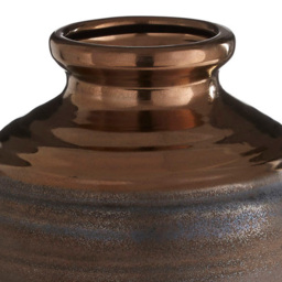 Premier Housewares Gold Zamark Ceramic Vase Medium - Size: 17 x 17 x 20cm - Wilko - thumbnail 5