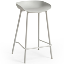 Julian Bowen Renzo Grey Bar Stool Set of 2 - Wilko - thumbnail 4
