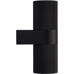Nordlux Kyklop Ripple Black Wall Light - Size: 25.4 x 8.6 x 25.4cm - Wilko - thumbnail 5