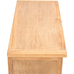 Lugo 4 Drawer Antique Wax Finish Chest of Drawers with Brass Knobs - Wood - Wilko - thumbnail 7