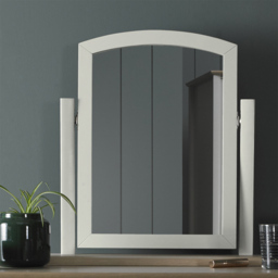 Bentley Designs Whitby Scandi Oak and Soft Grey Vanity Mirror with Base - Size: 53 x 52 x 18cm - Wilko - thumbnail 4