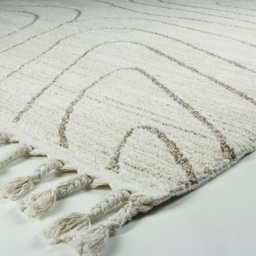 Esselle Home Arctic Contour Natural and Mink Rug 120 x 170cm - Cream - Wilko - thumbnail 4