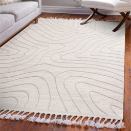 Esselle Home Arctic Contour Natural and Mink Rug 120 x 170cm - Cream - Wilko - thumbnail 3