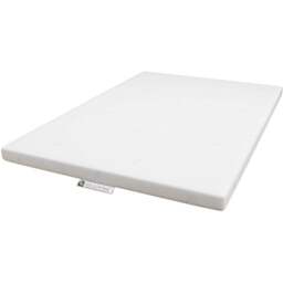 DS Living Luxery King Size Memory Foam Mattress Topper - White - Wilko