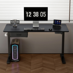 Easton Height Adjustable Electric Computer Desk Black - Size: 75 x 120 x 60cm - MCC - Wilko - thumbnail 4