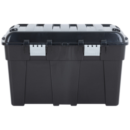 Wham 48L Black and Silver Storage Trunk with Lid 2 Pack - Wilko - thumbnail 5