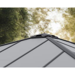 Palram Canopia Dallas 4.2 x 4.2m Grey Gazebo - Size: 207.5 x 422 x 422cm - Wilko - thumbnail 4