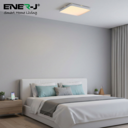 ENER-J 40W CCT Scenic Surface RGBIC LED Square Ceiling Light 380 x 380mm - Size: 2 x 38 x 38cm - n/a - ENERJ - Wilko - thumbnail 3