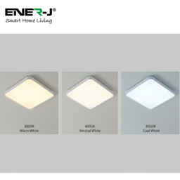ENER-J 40W CCT Scenic Surface RGBIC LED Square Ceiling Light 380 x 380mm - Size: 2 x 38 x 38cm - n/a - ENERJ - Wilko - thumbnail 6