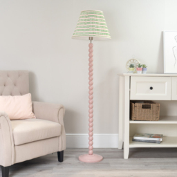 ValueLights Bobbins  Pink Aztec Shade Rose Pink LED Floor Lamp - Size: 149 x 40 x 40cm - Wilko - thumbnail 6